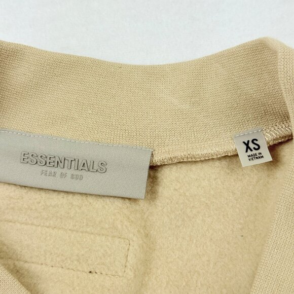 Essentials Fear Of God Unisex Sand V-Neck Sleeveless Vest Sweatshirt Size XS NWT - Picture 8 of 11